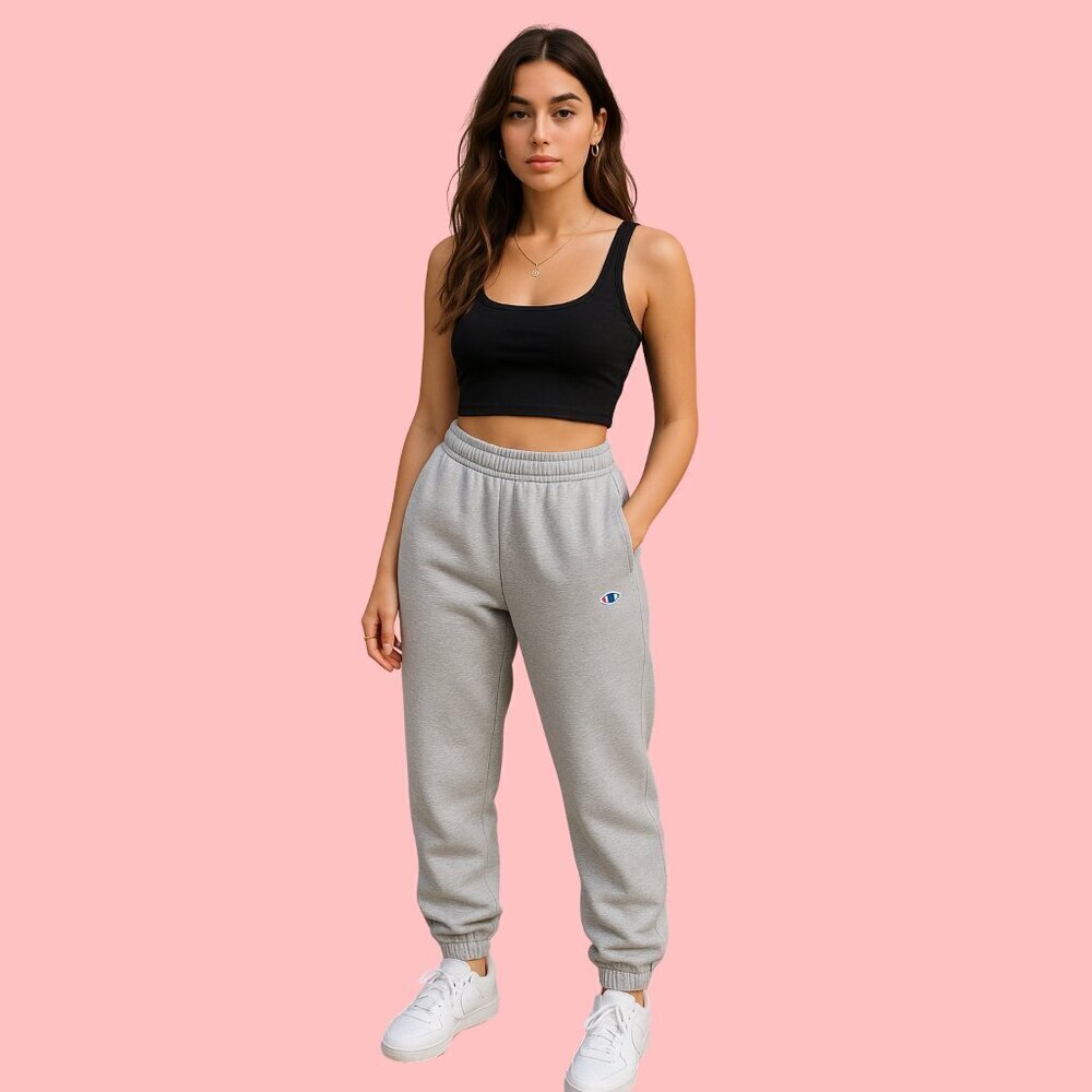Champion Authentic Athleticwear Grey Joggers (Size M) - Comfy Lounge Pants!